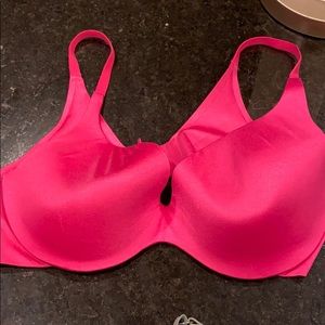 Hot pink Victoria secret lined Demi bra